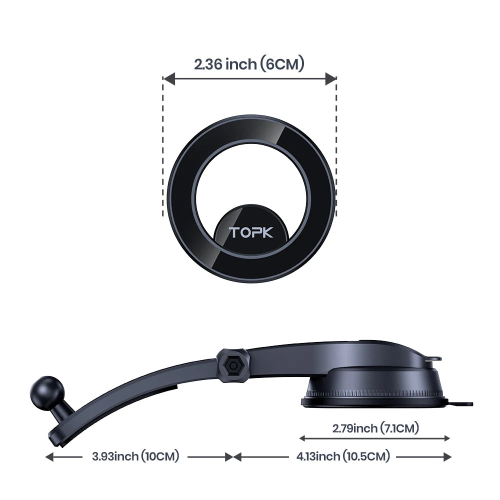 AirGrip™ Magnetic Car Phone Mount