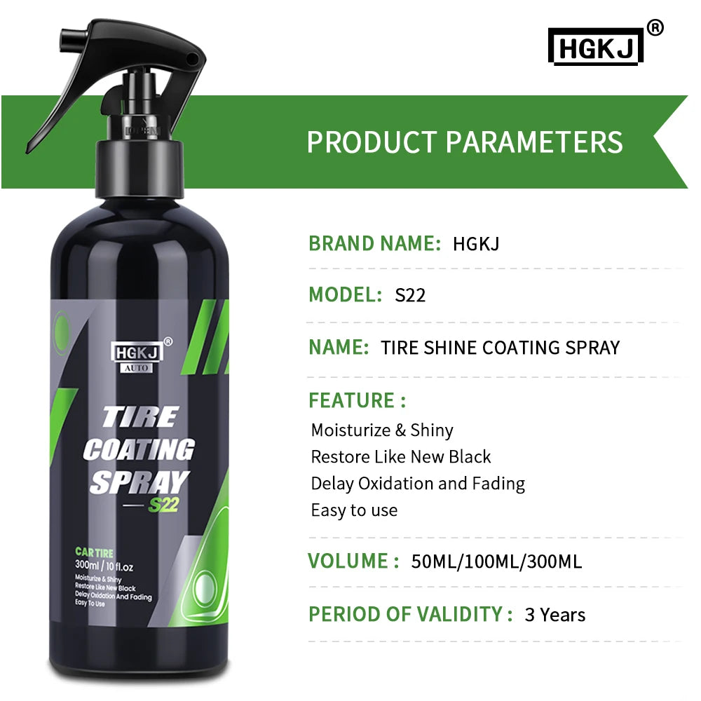ShineTread™ Tire & Trim Restorer Spray