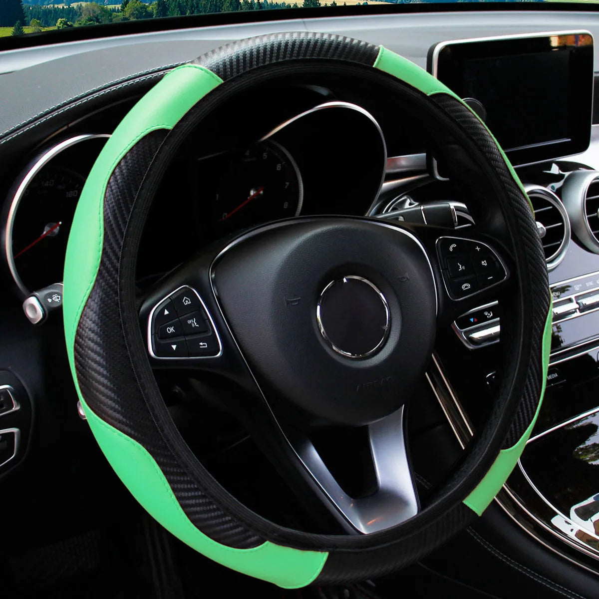 CarbonGrip™ Steering Wheel Cover