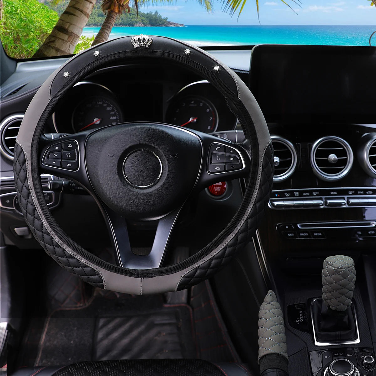 GlamCruze™ – Luxury Bling Interior Trio