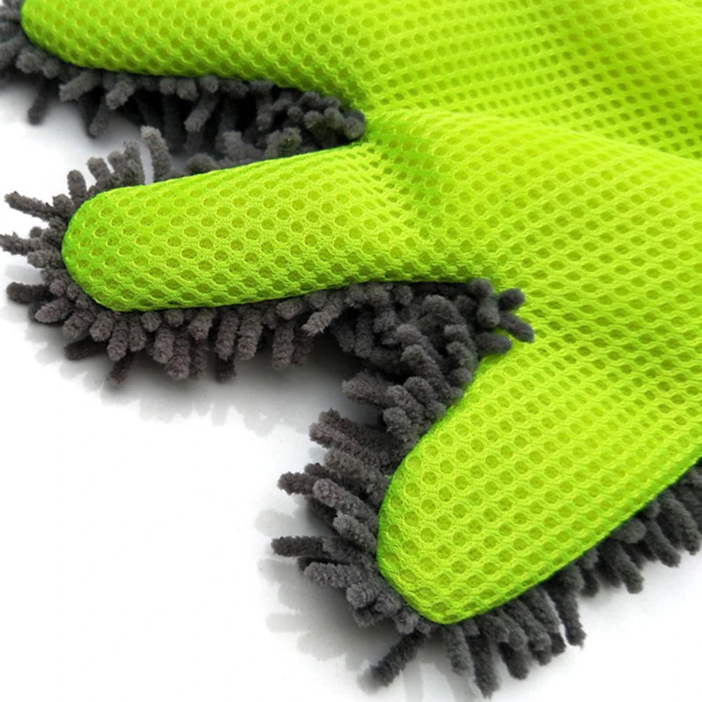 GripGlide™ Car & Motorbike Washing Gloves – Gentle Clean, Maximum Control