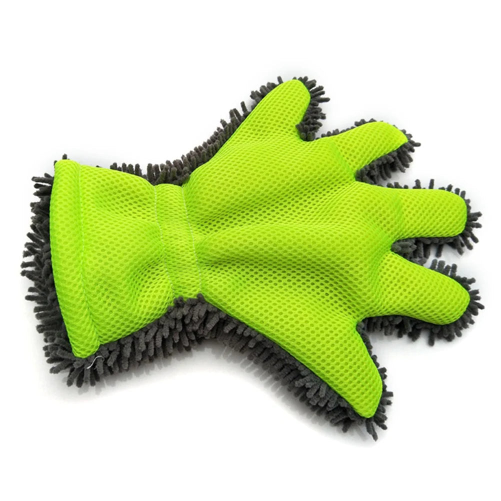 GripGlide™ Car & Motorbike Washing Gloves – Gentle Clean, Maximum Control