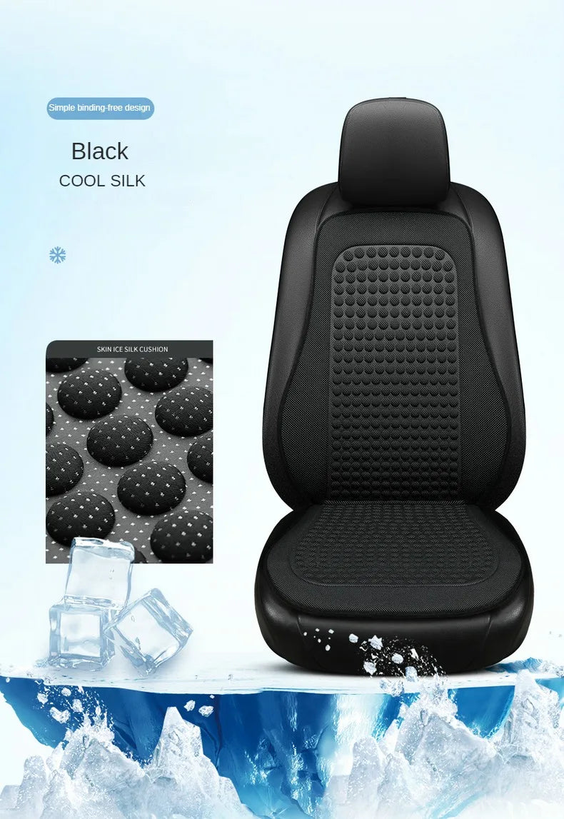 CoolDrive Cushion™ – Ice Silk Car Seat Cover (1pc)