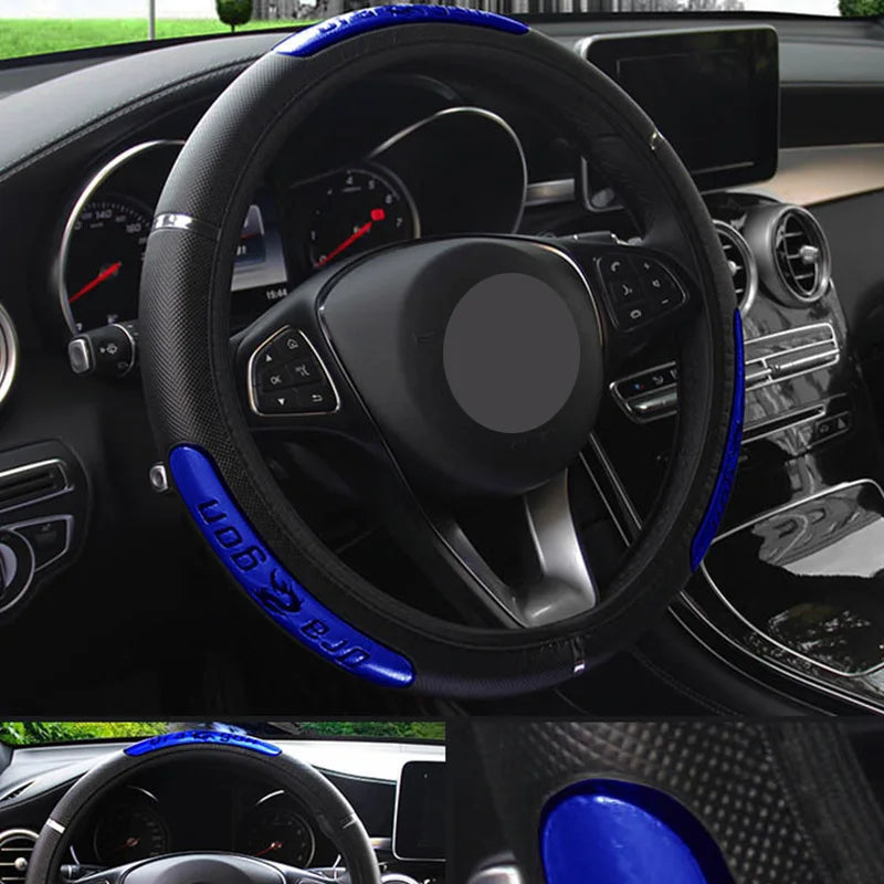 GlowGrip™ Sleek PU Leather Steering Upgrade