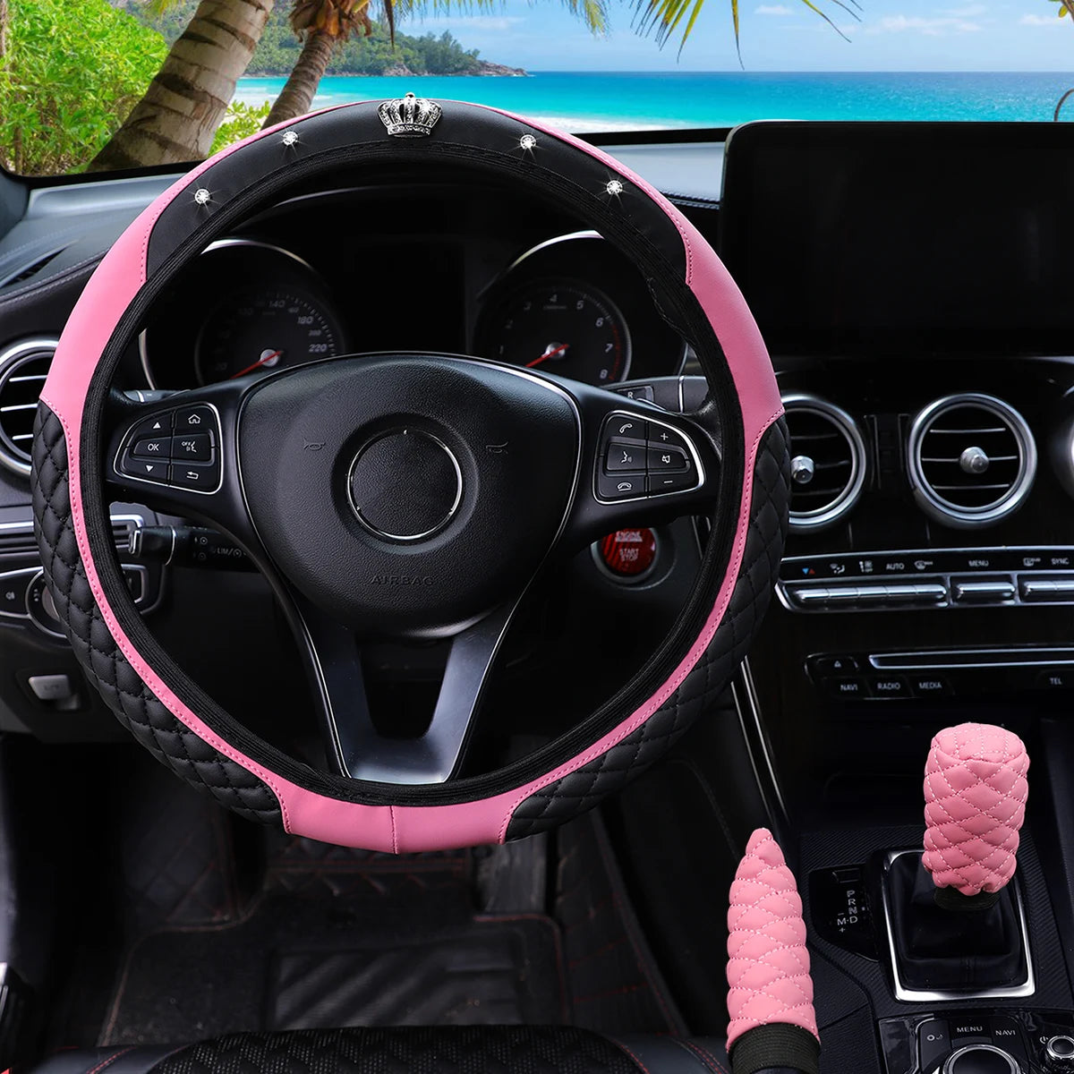 GlamCruze™ – Luxury Bling Interior Trio