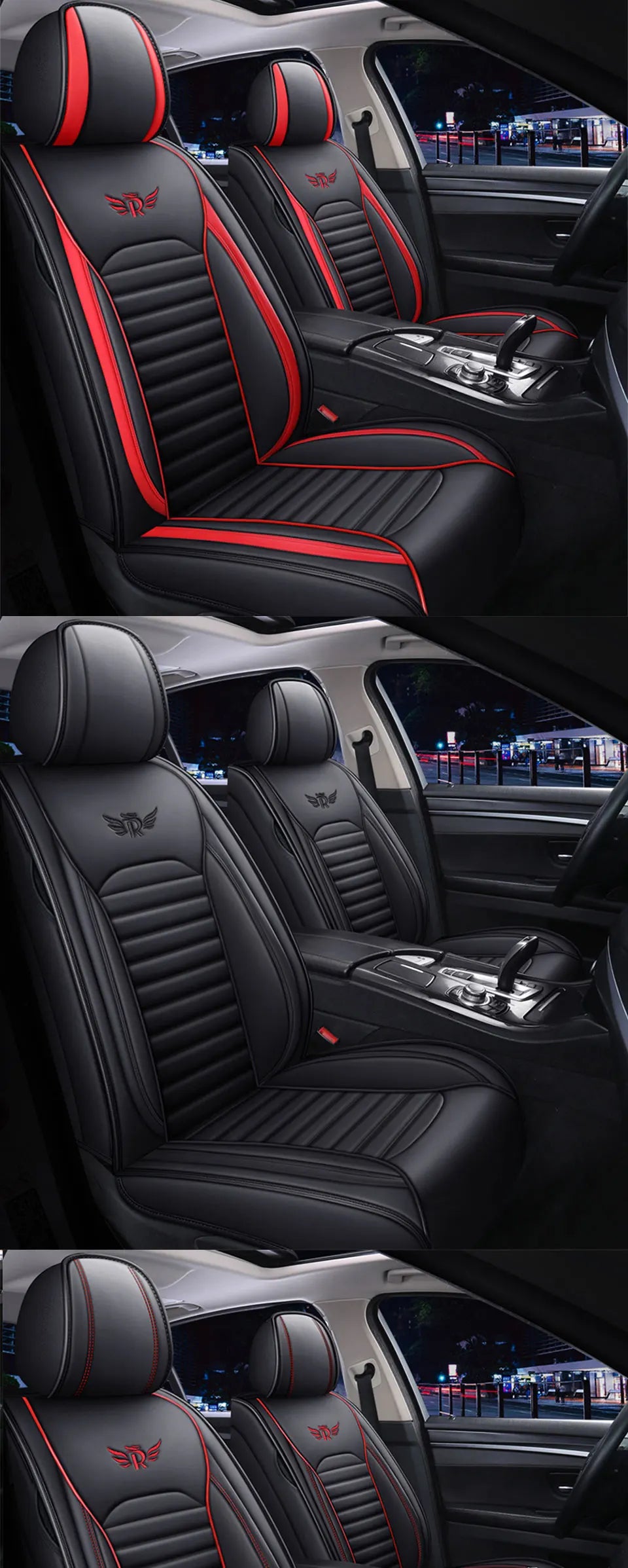 LuxeForm™ Premium Leather Seat Covers (1pc)