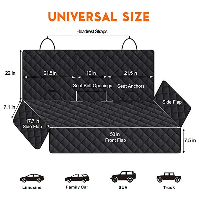 PawGuard Seat Cover™ – Waterproof Dog Mat