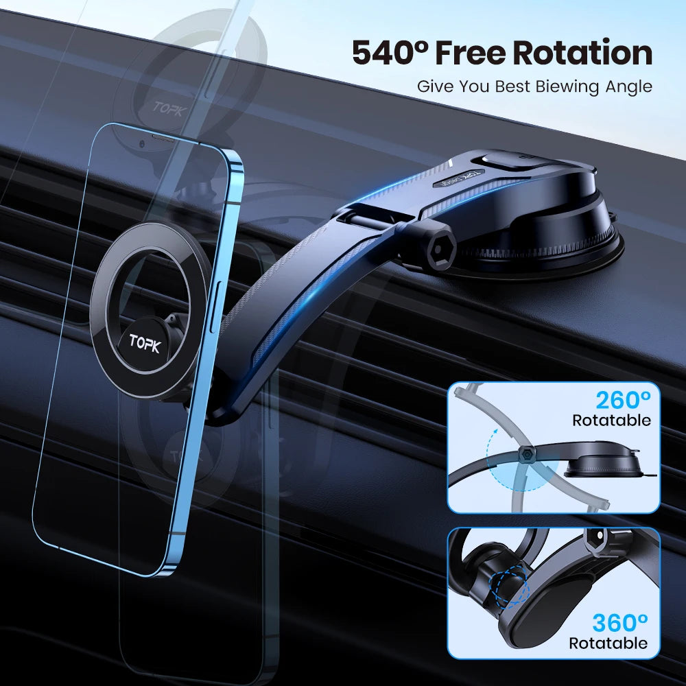 AirGrip™ Magnetic Car Phone Mount