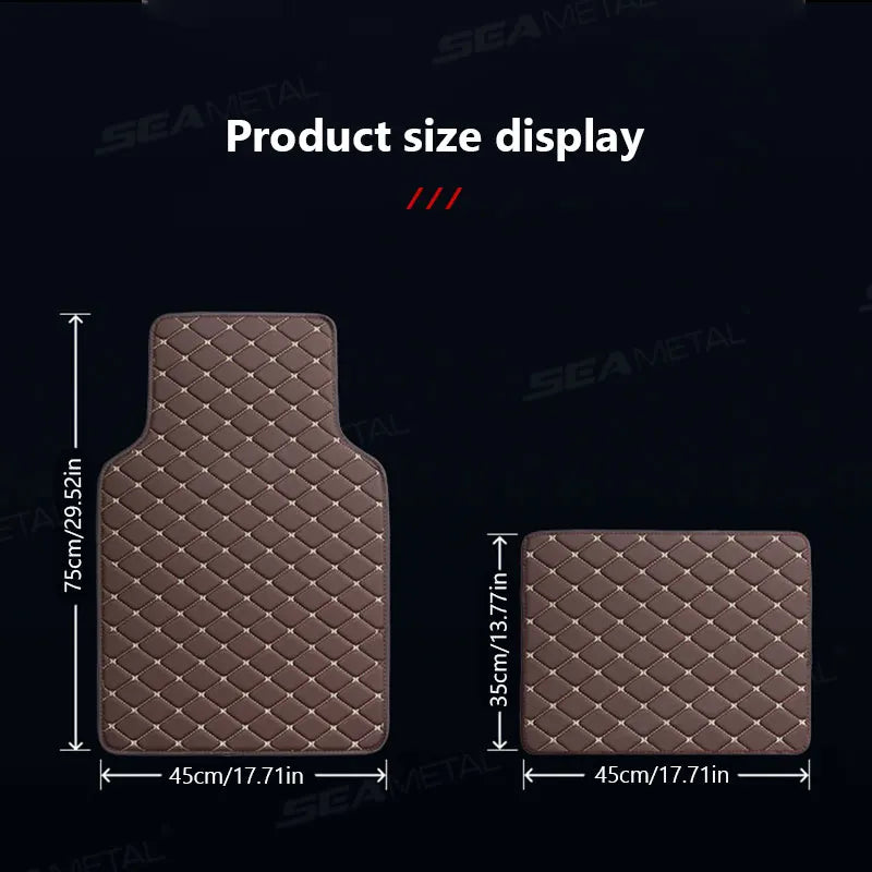 GripLine™ 4-Piece Universal Car Mats