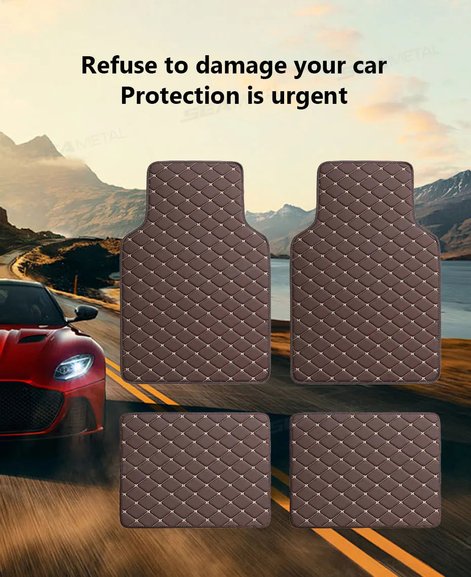 GripLine™ 4-Piece Universal Car Mats