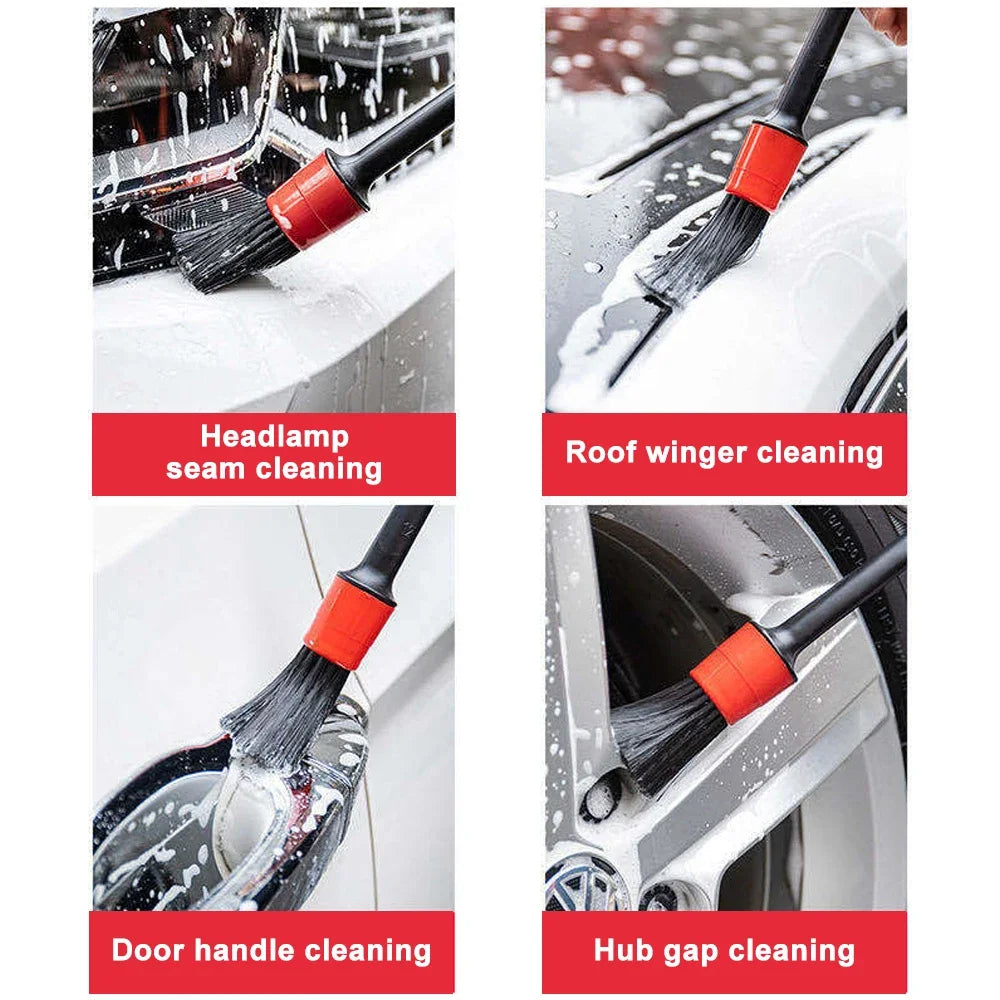 AutoDetail Pro™ Vent & Gap Brush Kit – The Ultimate Interior Detailing Tool