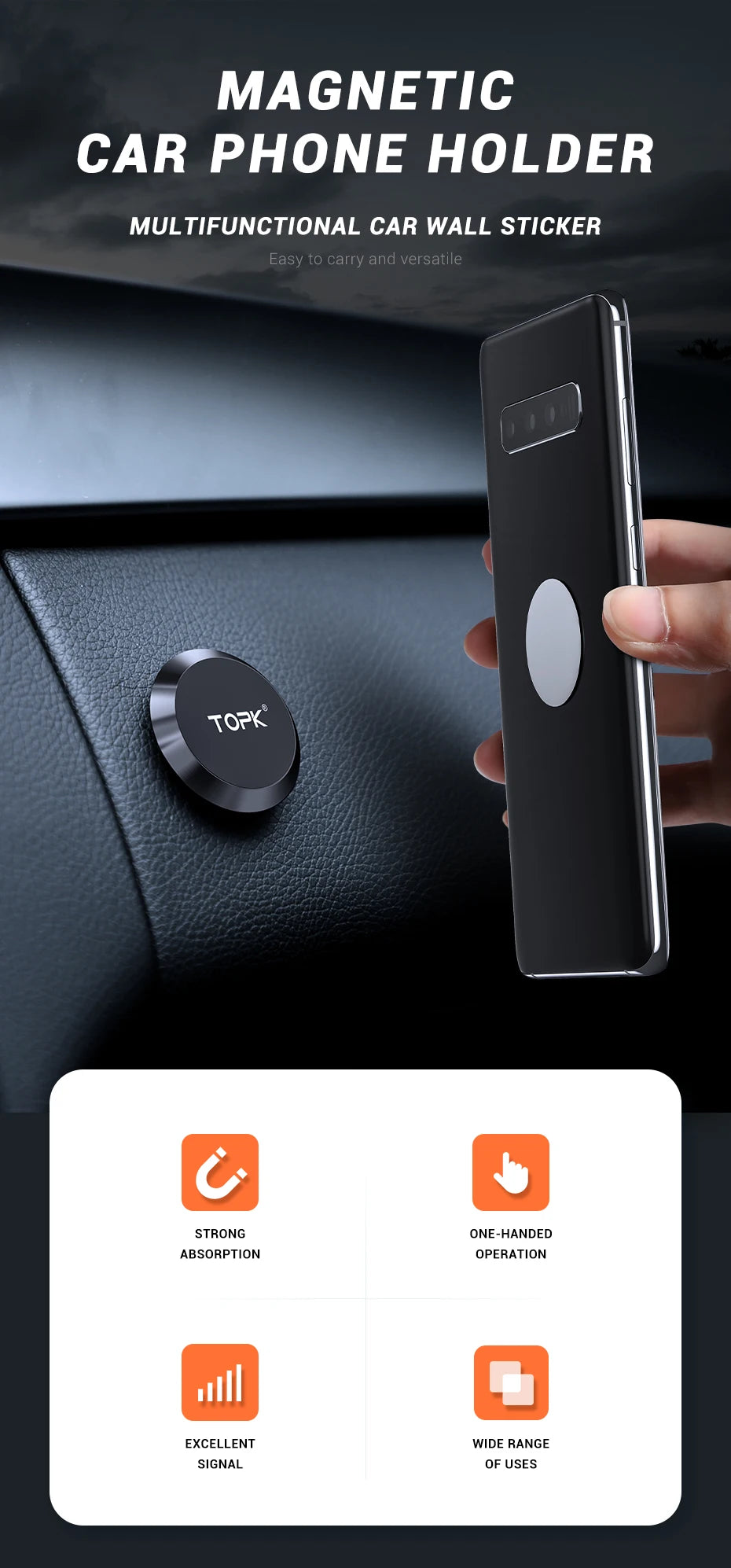 GripMag™ Ultra-Strong Phone mount