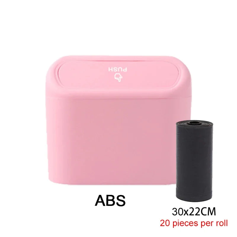 CleanRide™ Push-Lid Car Bin