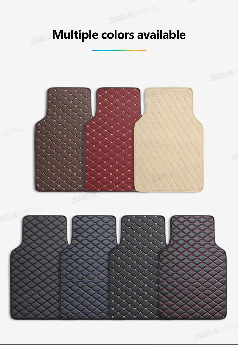 GripLine™ 4-Piece Universal Car Mats