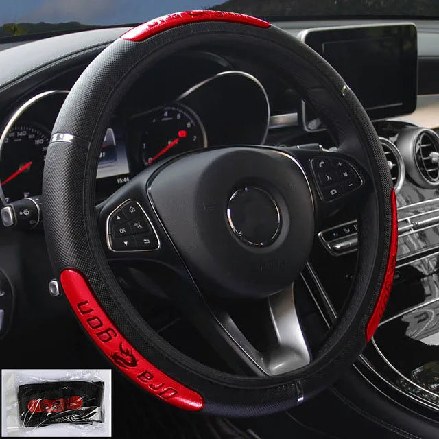 GlowGrip™ Sleek PU Leather Steering Upgrade