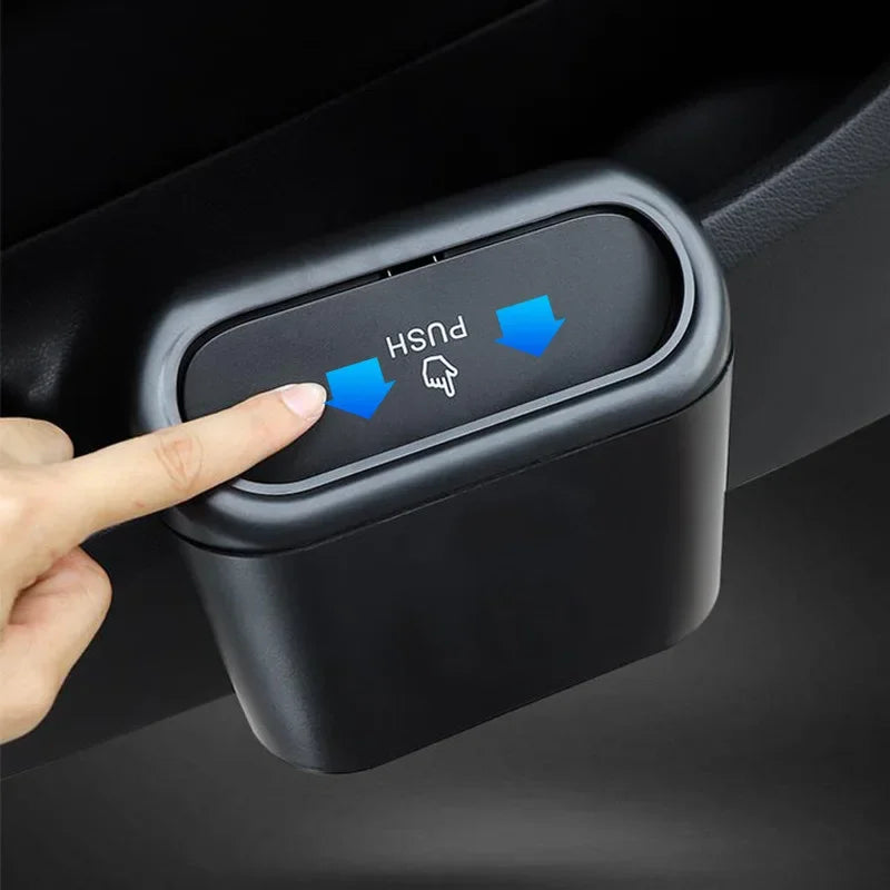 CleanRide™ Push-Lid Car Bin