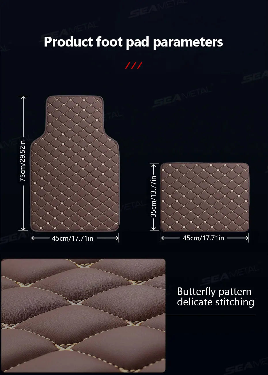 GripLine™ 4-Piece Universal Car Mats