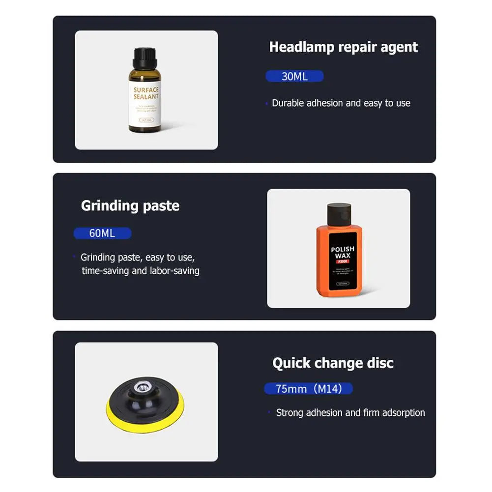 ClearBeam™ Headlight Restoration & Polishing Kit