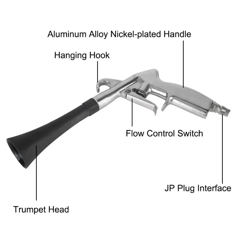 BlowPro™ Air Gun for Car Detailing – Power Clean in Every Crevice