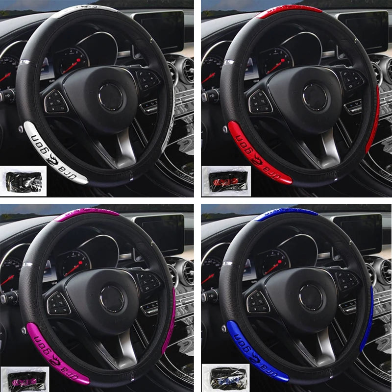 GlowGrip™ Sleek PU Leather Steering Upgrade