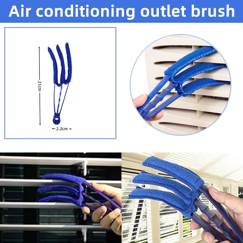 AutoDetail Pro™ Vent & Gap Brush Kit – The Ultimate Interior Detailing Tool