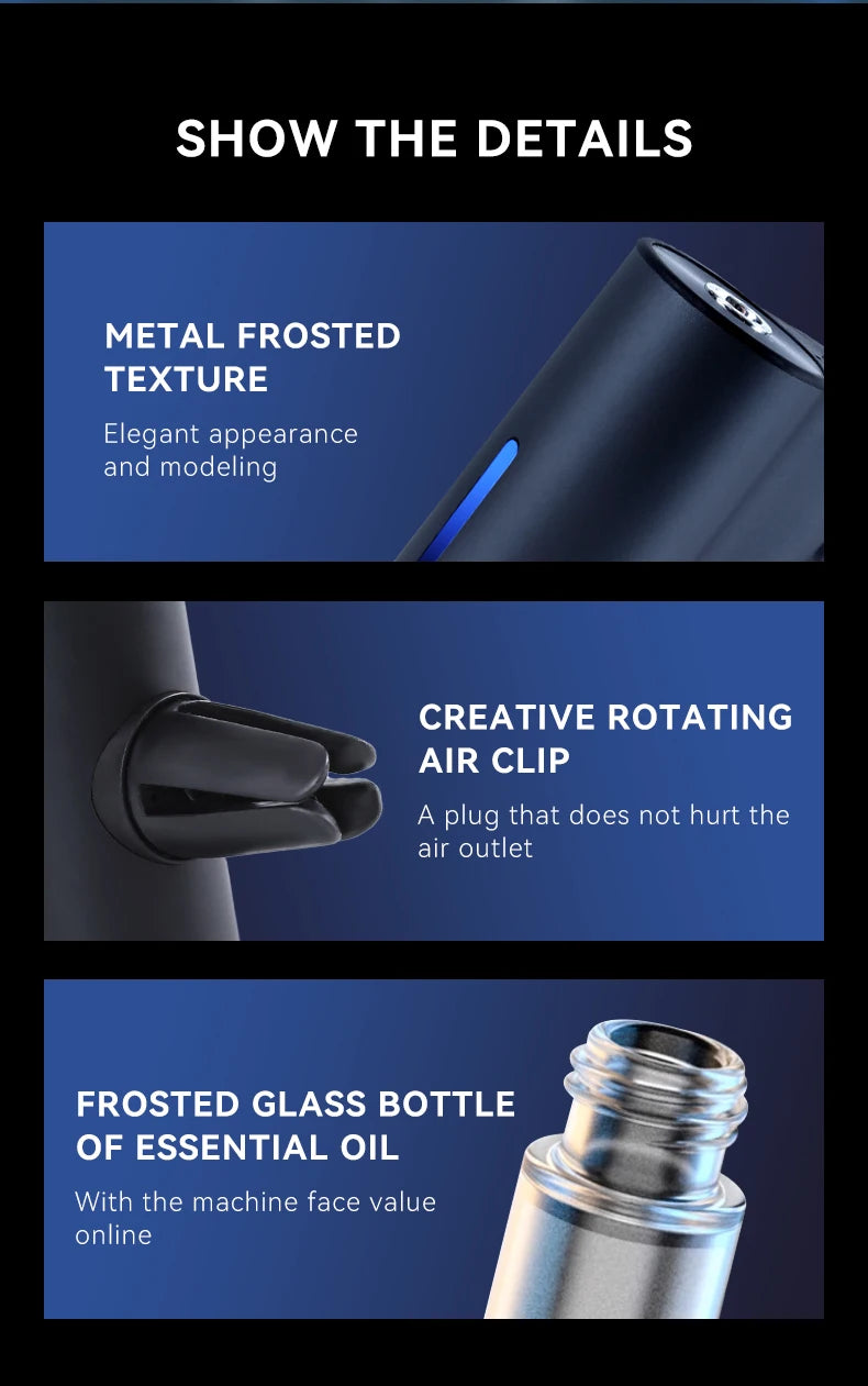 AromaDrive™ Smart Car Diffuser & Humidifier