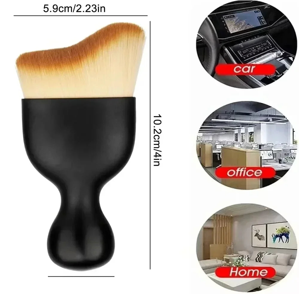 DashBrush Pro™Auto Cleaning Brush Set – Soft Bristle Dashboard & Vent Tool