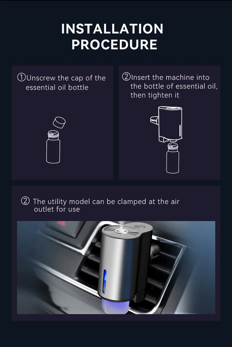 AromaDrive™ Smart Car Diffuser & Humidifier