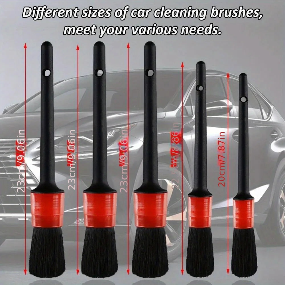 AutoDetail Pro™ Vent & Gap Brush Kit – The Ultimate Interior Detailing Tool